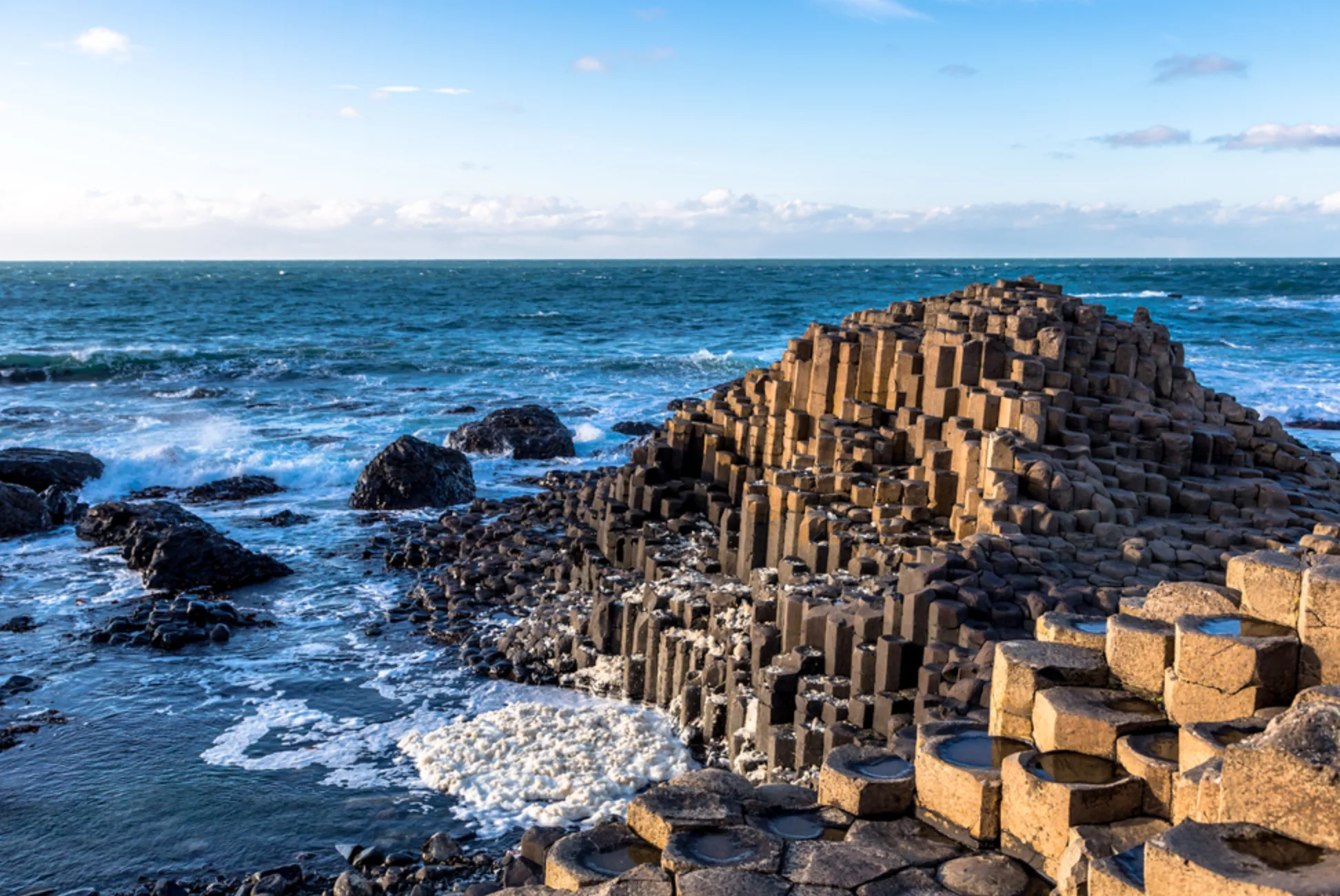 Дорога гигантов (Giant's Causeway) - легендарное  чудо Ирландии